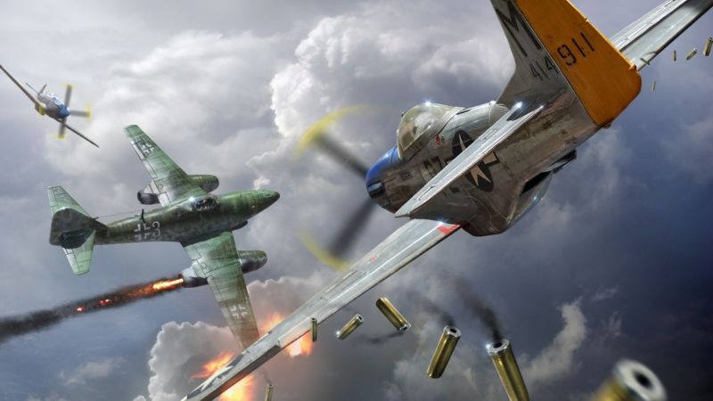 P 51 Mustang Versus Messerschmitt  Me 262