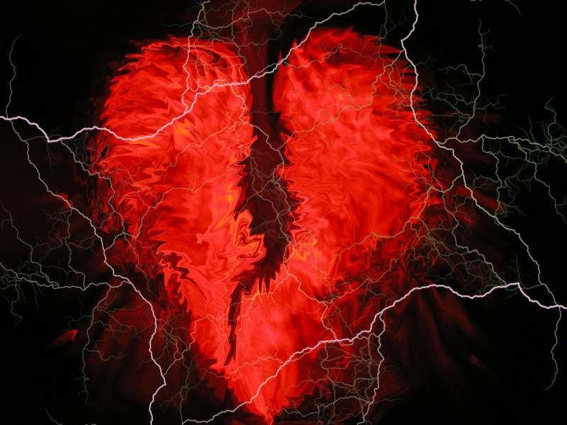 A broken heart 💔