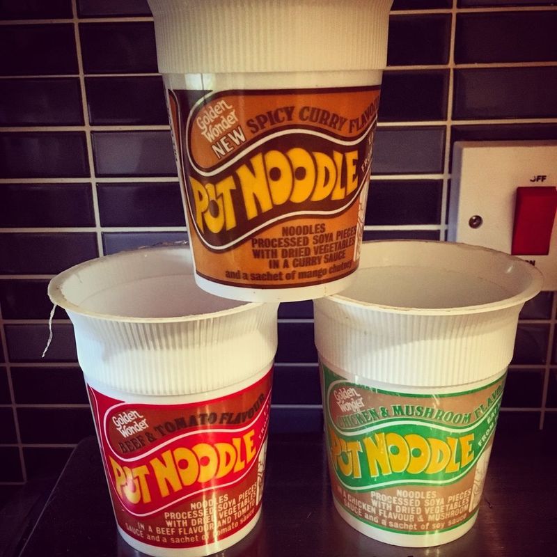 Pot noodle dinners