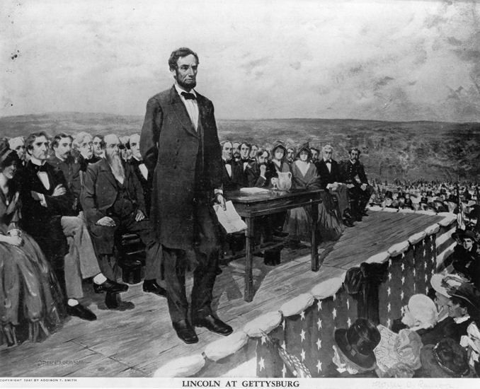 Lincoln At Gettysburg