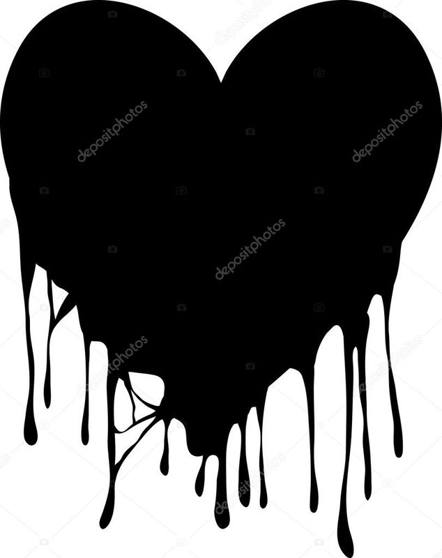 "Blood blackened heart"