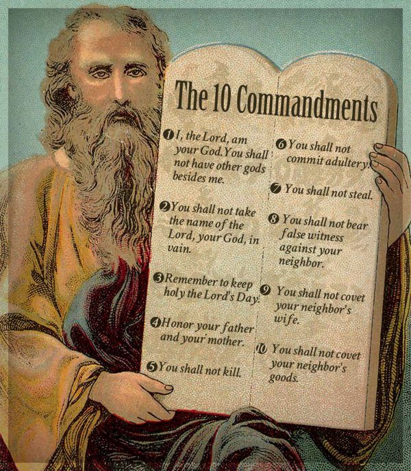 My ten and a half lol commandments of life 🙏