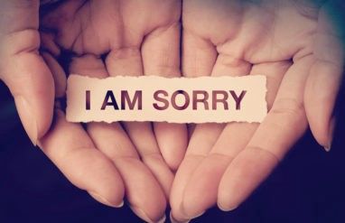 Saying Sorry ❤️