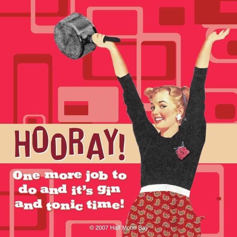 Hooray to the housewife!!! 🤣