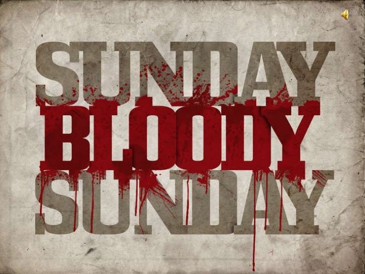 Sunday bloody Sunday !!!🤣