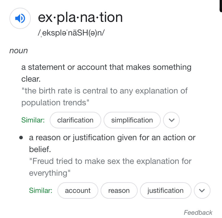 Explanation~Transformation