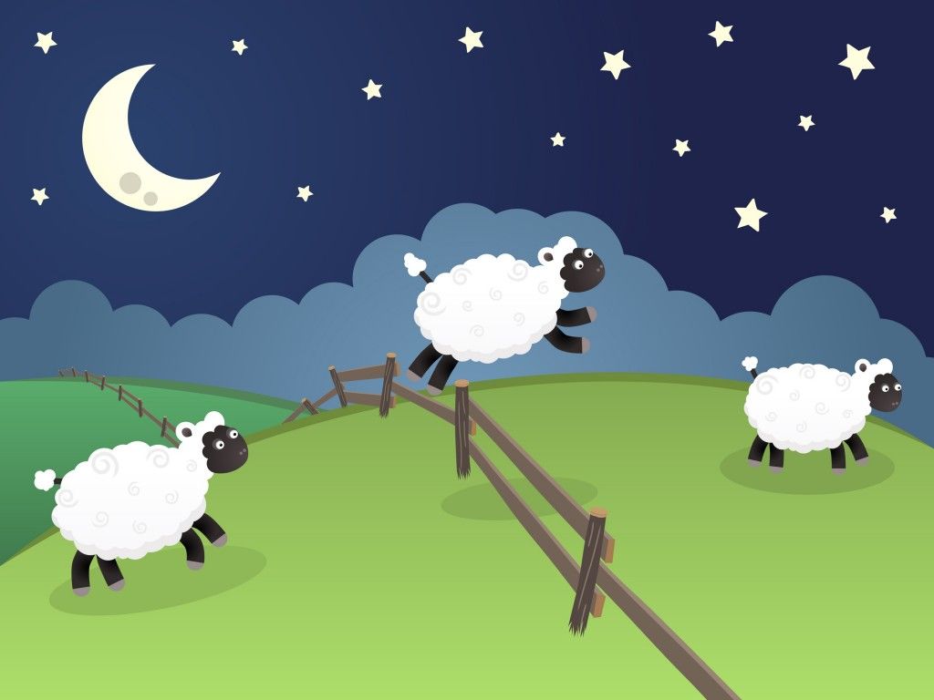 Sleepy leaping Sheep 🐑