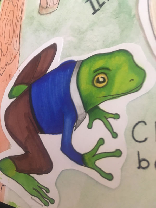 The croakless frog