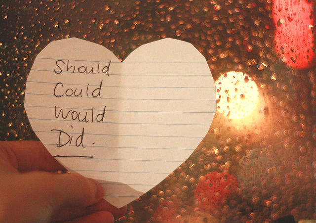 I should, I would. I could…