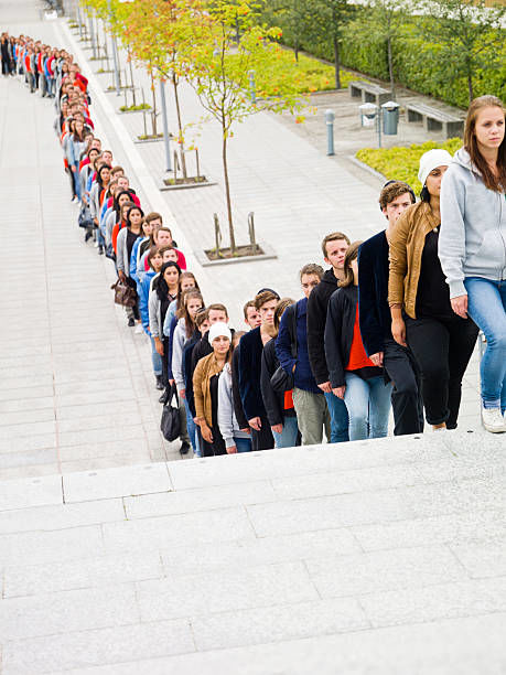 That long snakey queue đź’™