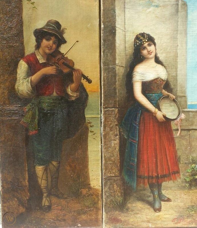 The fiddle and a tambourine 💕