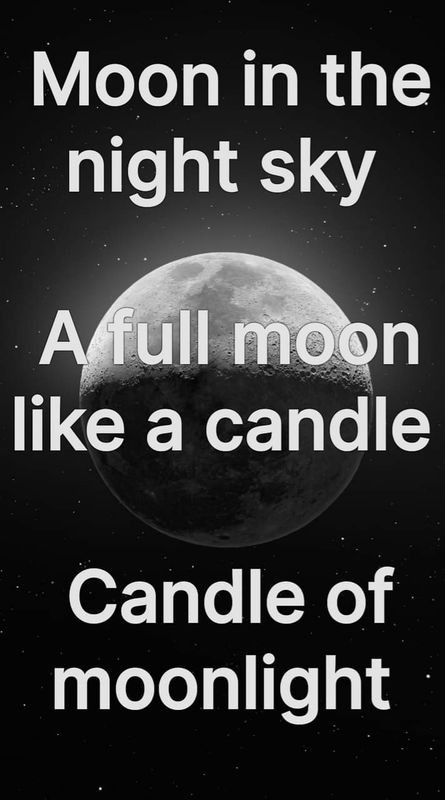 🌕 Moon Haiku 📝