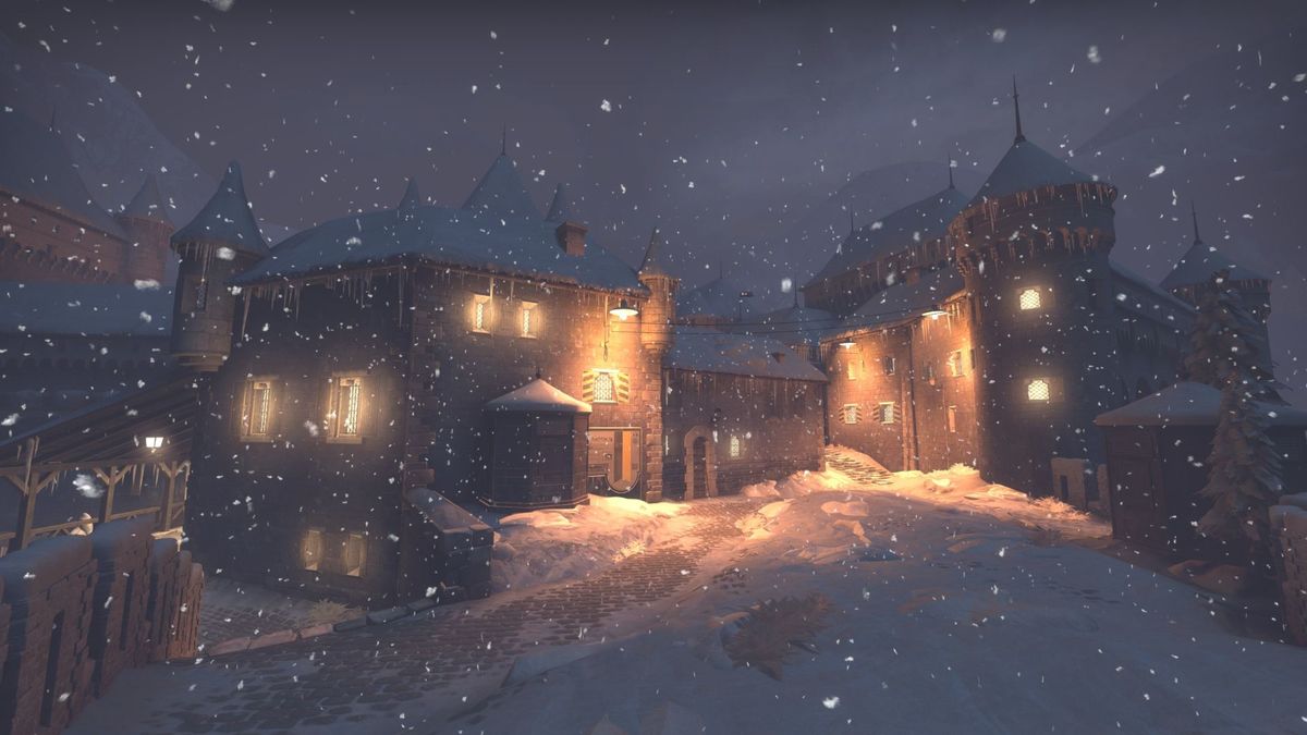 The eerie castle