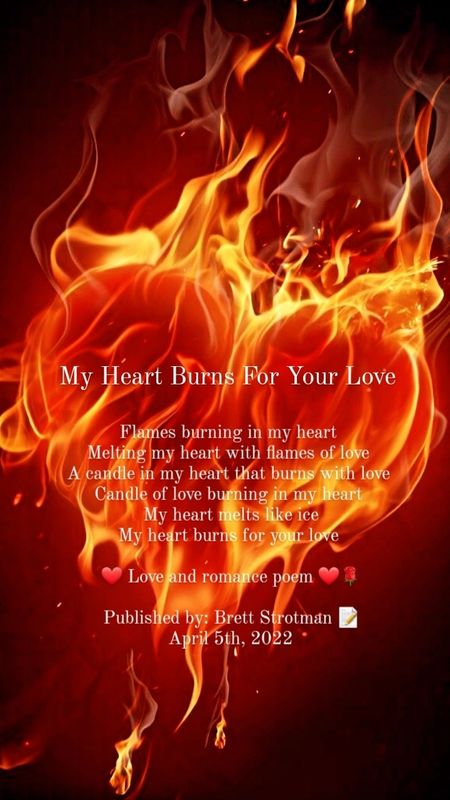 My Heart Burns For Your Love 