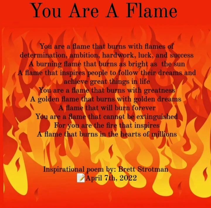 You Are A Flame