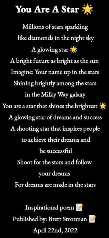 You Are A Star 🌟