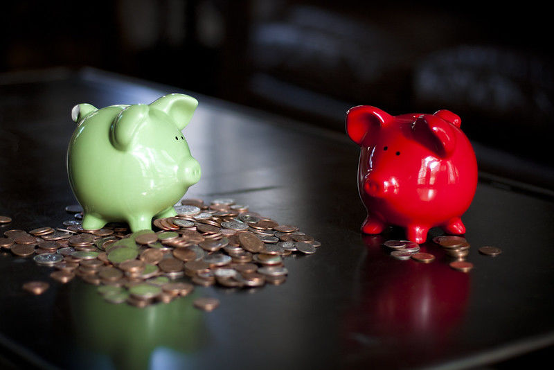 A bank savings account book