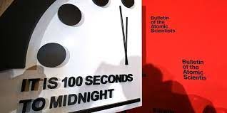 Doomsday Clock January 2022...