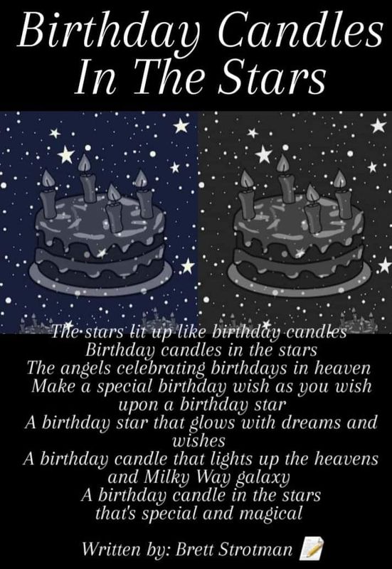 happy birthday up in heaven poem