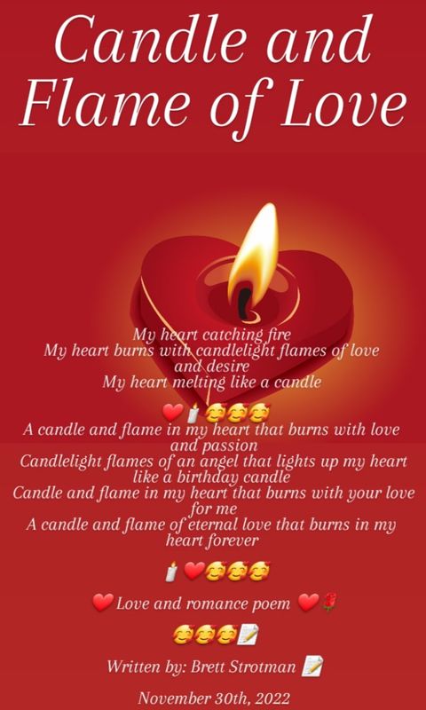 Candle and Flame of Love