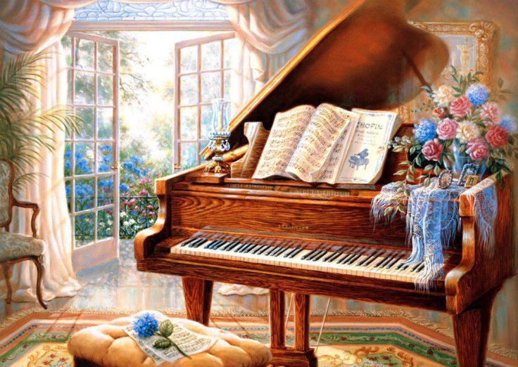 The piano and the rose