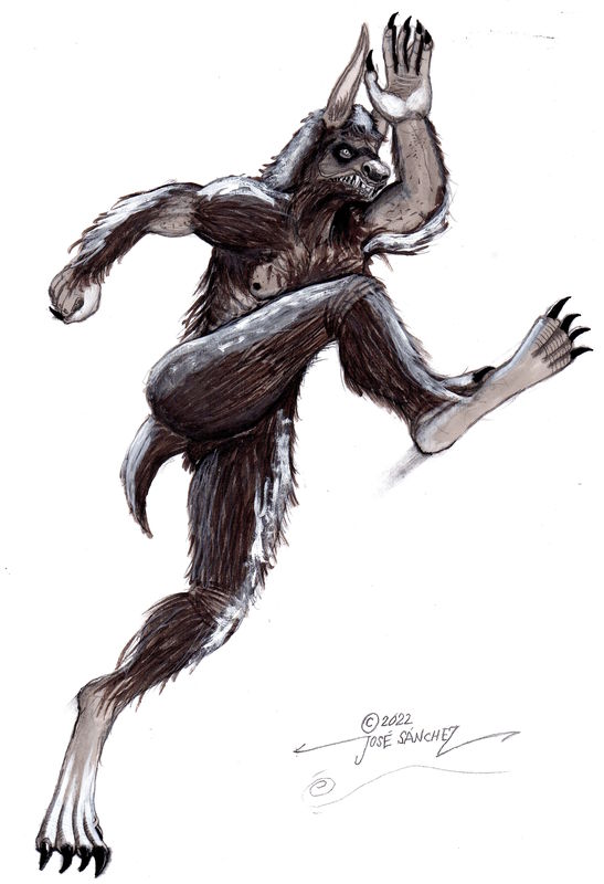 Dogman Sprinting ! (Finished Rendering)