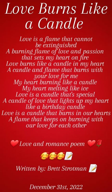 Love Burns Like a Candle 