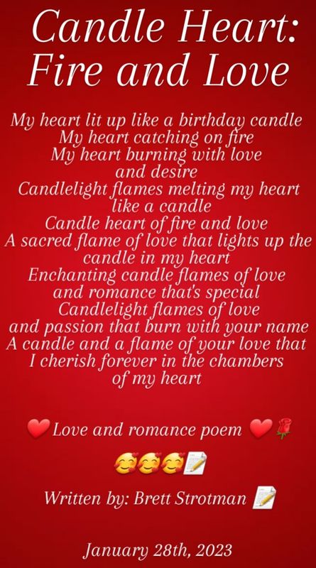 Candle Heart: Fire and Love 