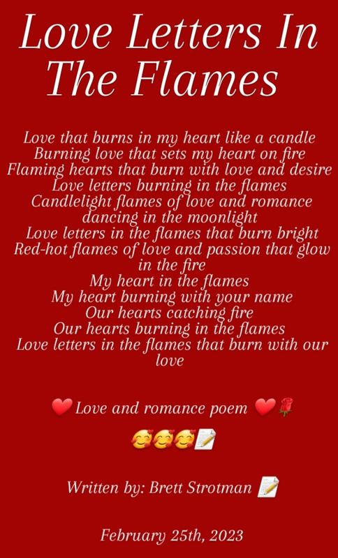 Love Letters In The Flames 