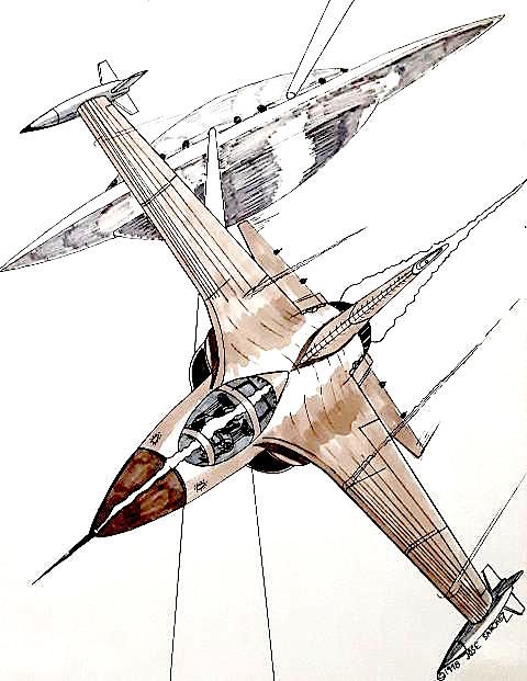 Dogfight with a UFO