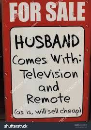 Husband for sale at holiday discounted price