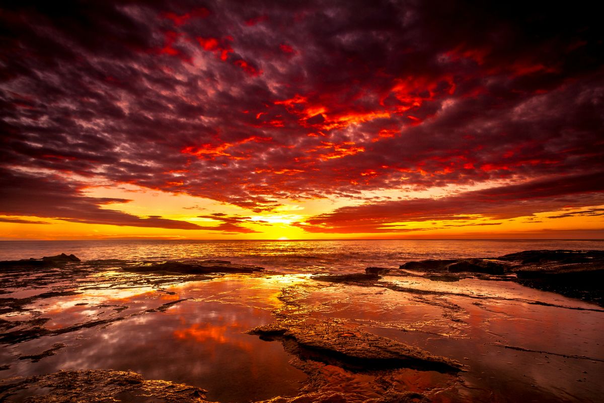 SUNSET AT 5 O'CLOCK