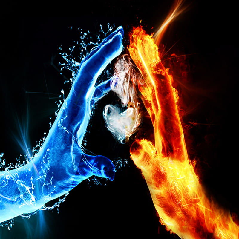 Fire and Ice Collide 