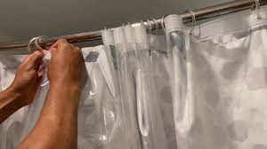 How to attach a shower curtain...