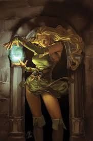 Lovely enchantress of cyberspace
