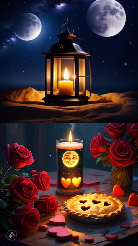 Candle of Moonlight Love  🕯🌕❤️🥰🥰🥰