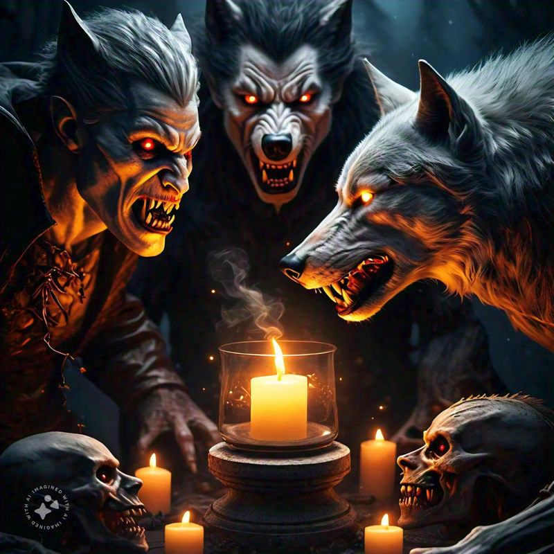 Shadows of Moonlight:  Vampires and Werewolves 