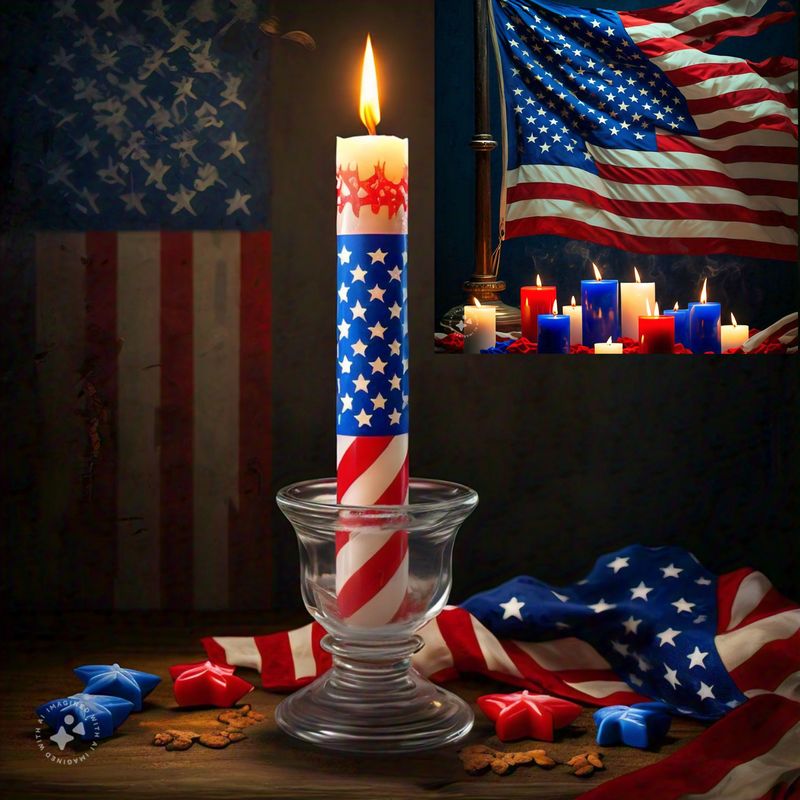 Stars and Birthday Candles of America 