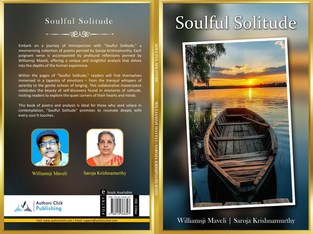 SOULFUL SOLITUDE : Co-penned book of poetry and poetic analysis 