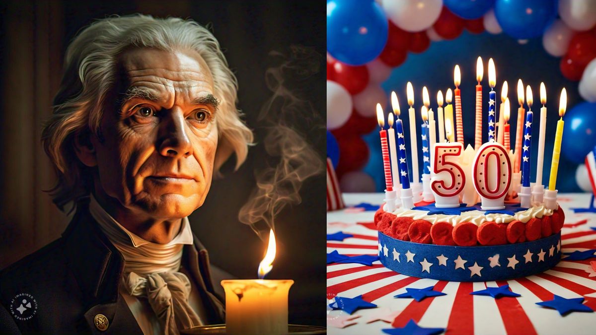 Thomas Jefferson's Candle Flame