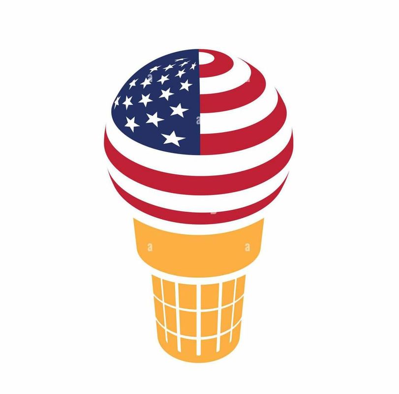 Ice Cream of America: Red, White, and Blue 