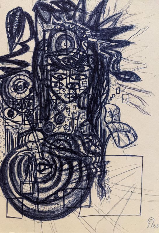 Tik tok. Lines of time fading away