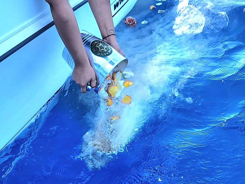 ASHES ON THE WAVES