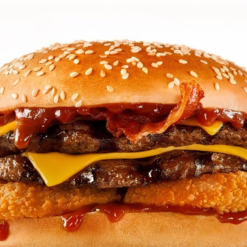 Carl's Jr. Double Western Bacon Cheeseburger 