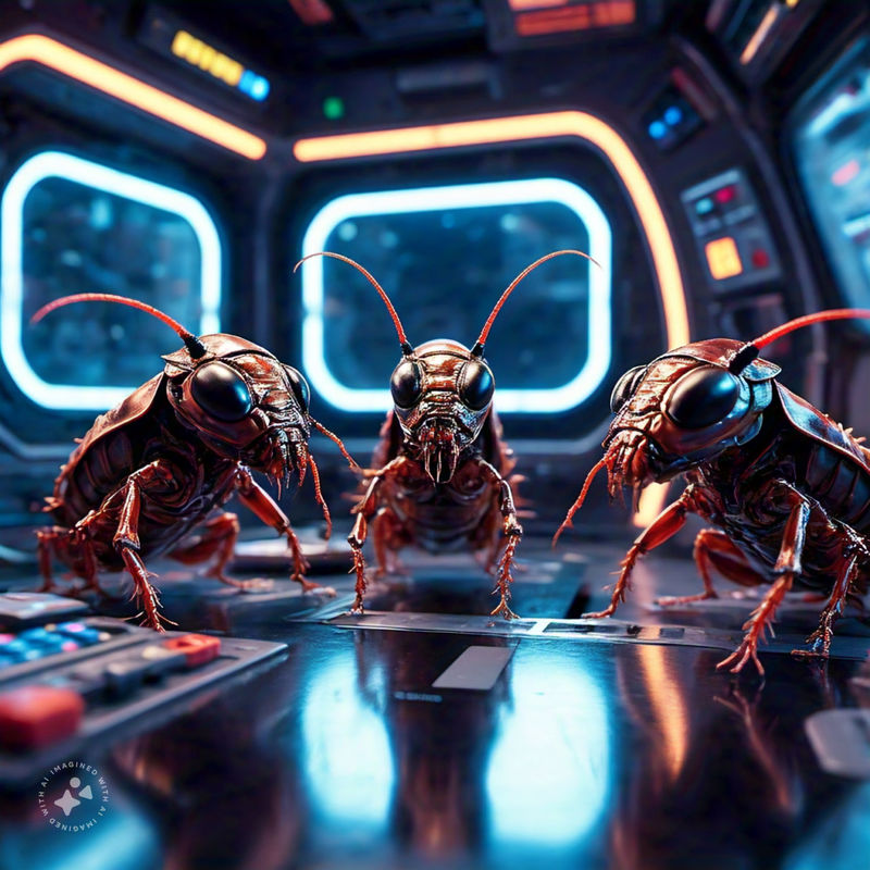 Intergalactic Plague: Alien Cockroaches
