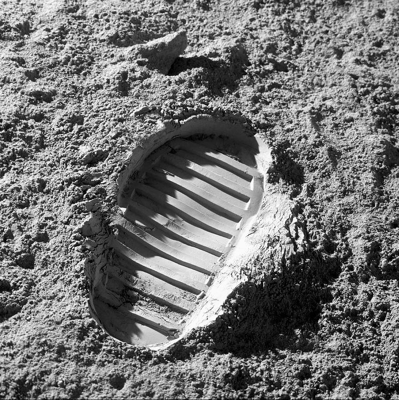 Astronaut Moonprints
