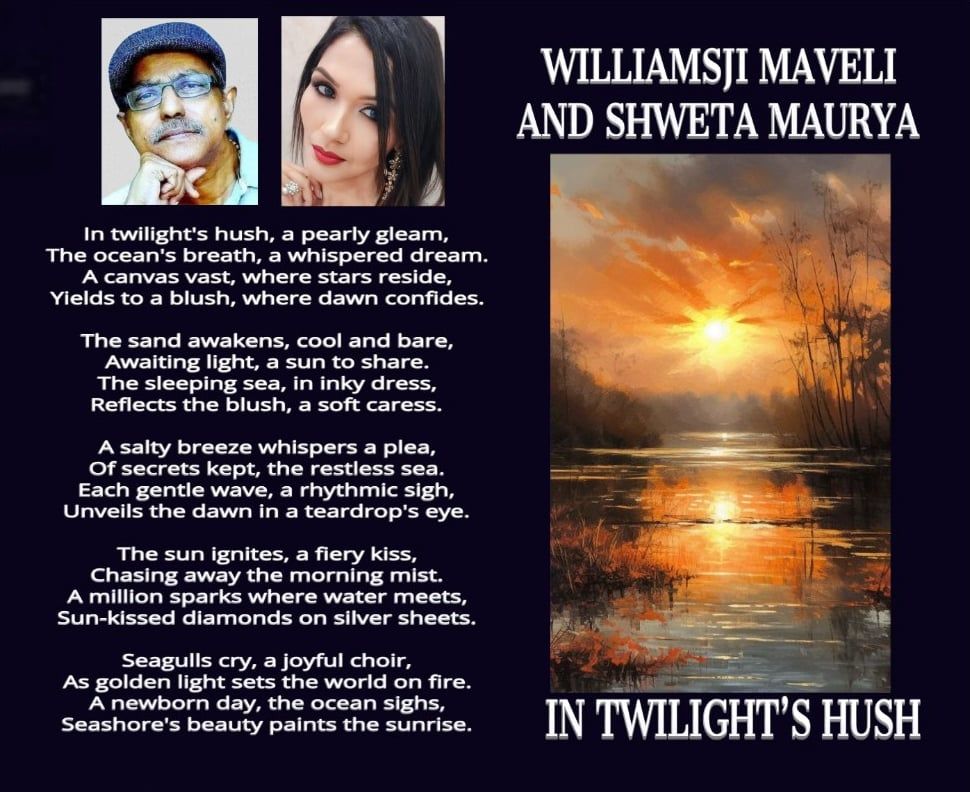 WILLIAMSJI MAVELI CO-WRITES WITH SHWETA MAURYA