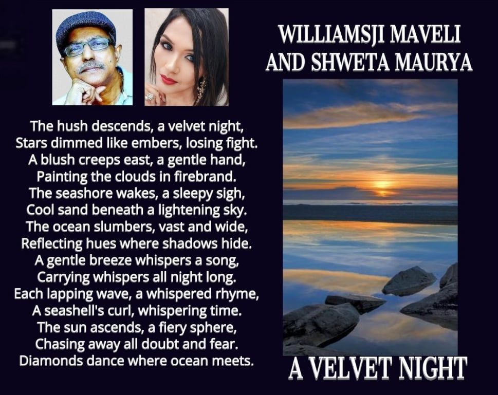 WILLIAMSJI MAVELI CO-WRITES WITH SHWETA MAURYA