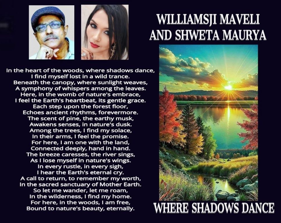 WILLIAMSJI MAVELI CO-WITES WITH SHWETA MAURYA