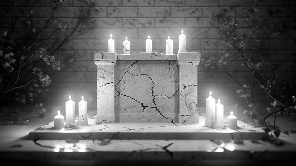 Tombstone Candle 